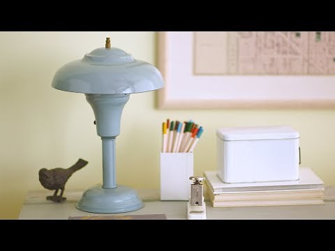 How to Paint a Metal Lamp - Martha Stewart