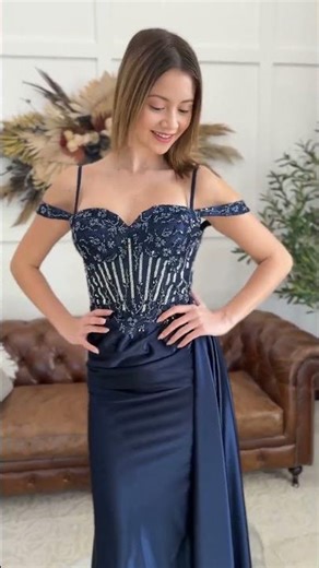2026 Mermaid Beaded Formal Dresses Corset Lace Pleated Evening Dress with Slit Tail