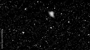 Falling Snow, Alpha channel, PNG+Alpha. Transparent background. Fairy snow.