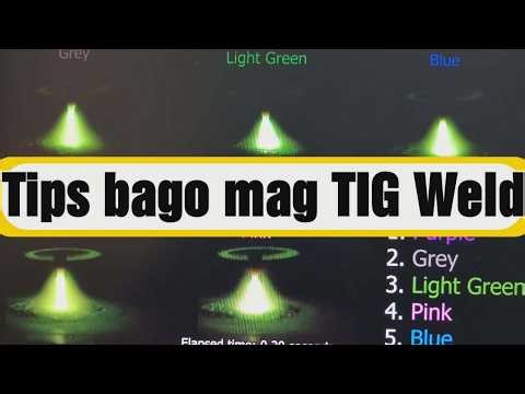 Tips lang muna bago mag TIG Welding