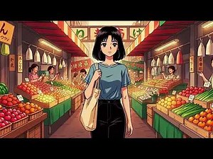 The Beauty of Ordinary Life 🍃| Morning Market Scenes | Life with Hana ☀️