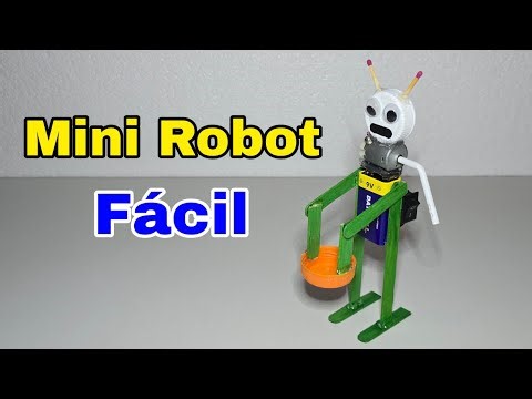 Cómo Hacer Un Mini Robot Casero En 3 Minutos | Super Fácil