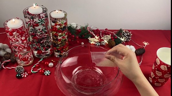 6106 Pieces Christmas Vase Filler, Floating Pearls for Vase Fillers, Water Gel Jelly Beads Balls for Christmas Home Table Party Decor (Snowflake)