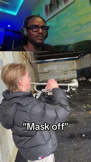 Mask off on trumpet