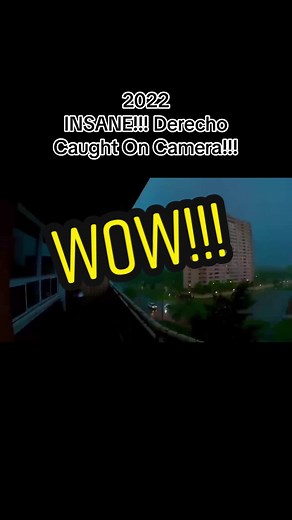 2022 A powerful Derecho slammed into Ottawa Caught On Camera! #tornado #storm #weather #derecho #ottawa