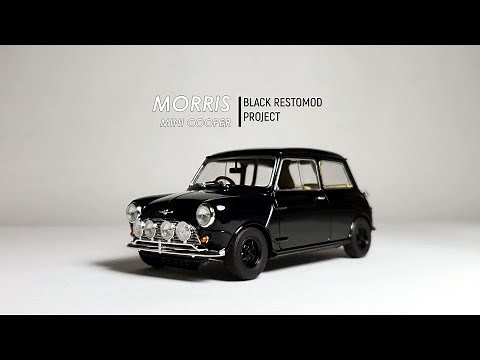 Building Tamiya 1/24 Mini Cooper scale model car Full build step by step customization MOD kit ASMR