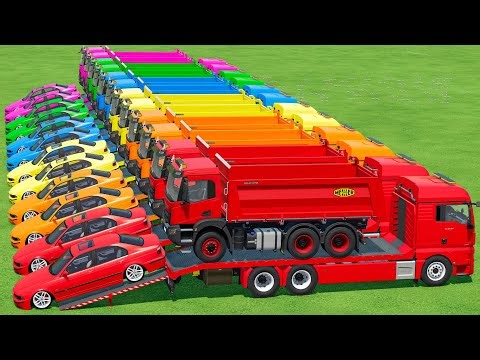 New Super Cars vs Small Trucks Work In Fs22 | Farming Simulator 22 |