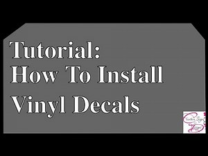 How To Install Larger Vinyl Decals