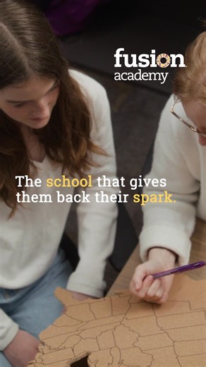 In traditional classrooms, your kid disappears. They fall behind, they zone out… and no one notices. Education was never meant to be this way. Fusion Academy is the school that changes everything—one student, one teacher in every class. They get seen, heard, and supported every single day. Learn about our approach. | Fusion Academy
