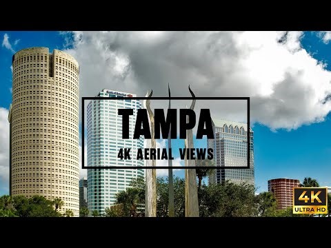 Tampa Florida Drone Tour in 4K | Aerial City & Waterfront Views
