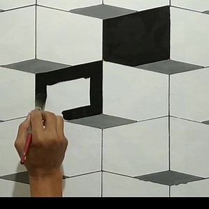 183K views · 8.4K reactions | 3D WALL PAINT __ HOW TO MAKE 3D WALL PAINT DESIGN #vivekvivekkumar #design #designer #home #painting #painter #paint | Vivek Vivek Kumar | Facebook