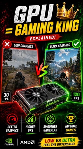 How GPU Improves Gaming Performance 🎮