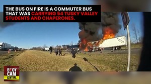 6.5K views | Police Enter Bus On Fire From Chain-Reaction Bus Crash! | The Breakdown | Facebook