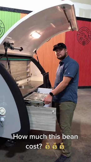 How much this bean cost? 💰#teardroptrailer #teardropcamper #teardrop #beanthere