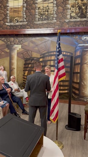 4.3K views · 362 reactions | What a moment with Kelly Walker being sworn-in as Captain in the USAF by Col. Josh McConkey. Her critical care air skills to transport our most wounded warriors is her heart’s work. So good to have Hal Weatherman Tom Murry, Michele Morrow, NC reps Biggs, Warren, Branson, Riddell and especially our honored guest, Tulsi Gabbard inspiring a packed house on this special night. #usaf | Mark Walker | Facebook