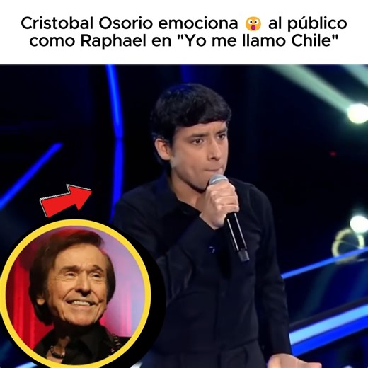 1.8K views · 56 reactions | Cristobal Osorio ha deslumbrado al público chileno con su imitación de Raphael en el programa "Yo me llamo Chile", siendo el ganador de esa temporada. #Raphael #Chile #CristobalOsorio | Pao Carolina Soprano Vocal Coach | Facebook