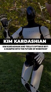 Kim Kardashian and Tesla's Optimus Bot: A Glimpse into the Future of Robotics? | | Cultura Colectiva