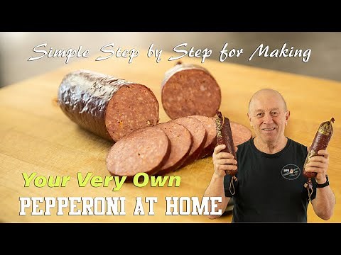 I can’t BELIEVE how easy it is to make your own PEPPERONI AT HOME from Scratch