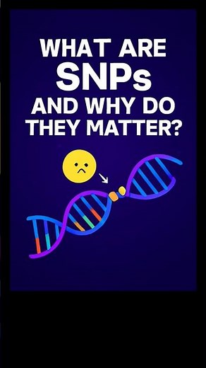 What Are SNPs and Why Do They Matter? #SNPs #Genomics #DNAFacts #BiotechBuzz #ScienceShorts