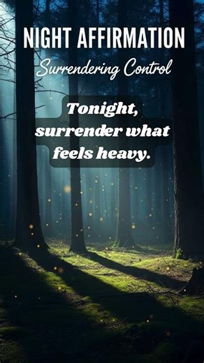 Night Affirmation Release What You Can’t Control Tonight🙏#nightblessings #nightprayer#nightdevotion