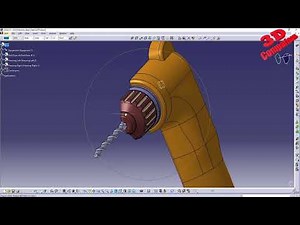 CATIA V5 - Drill Machine CAD