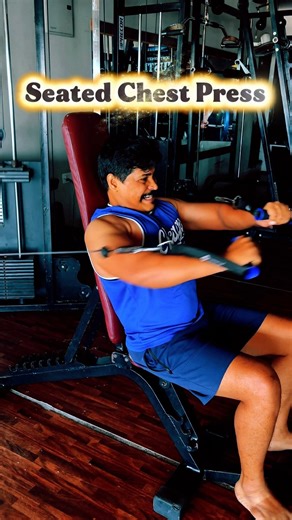 Seated Chest Press ⚠️ Not for Beginners 👶