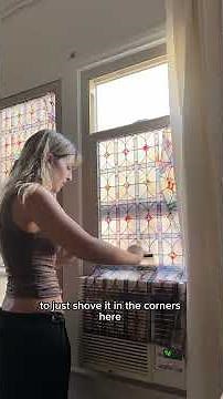 DIY stained glass windows #renterfriendly