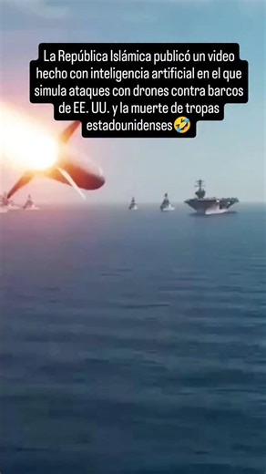 Erik Prince on Instagram: "The Islamic Republic released an AI-generated video simulating drone attacks against US ships and the deaths of US troops. This footage does not depict actual events but is part of a propaganda strategy to send a threatening message and symbolically demonstrate military power. Such videos aim to influence public opinion, intimidate adversaries, and reinforce the Islamic Republic's internal narrative, but they do not constitute evidence of actual operations or confirmed