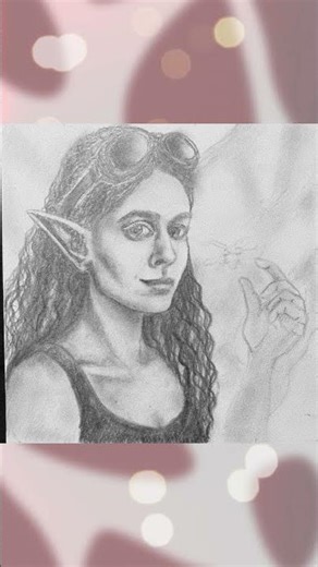 Illustration „Trywwidt“ #fantasy #art #bookstagram #drawing #fantasybücher #sketch #elfe #booktok