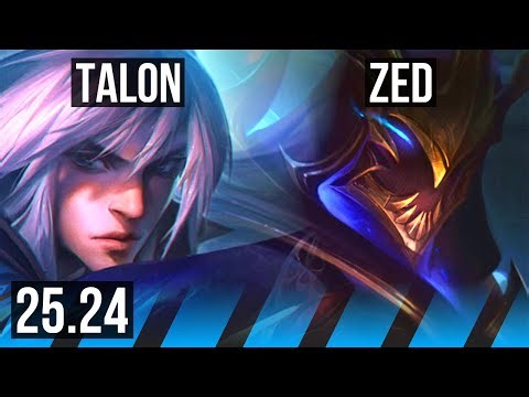 TALON vs ZED (MID) | KR Master | 25.24