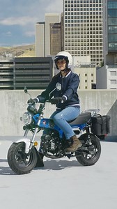 Ride your vibe. Make your Dax 125 even more fun with our available Honda accessories, including a saddlebag and mounting kit, our popular rear carrier, and even a convenient USB charging port. | Honda Motorcycles & ATVs