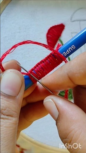 #short video#viral#trending#Flower🏵️🌿🏵️🌿🏵️ Embroidery
