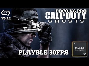 CALL OF DUTY GHOST|GAME HUB EMULATOR|POCO X6 PRO|NEW UPDATE TEST|MALI GPU+SETTINGS 🔥