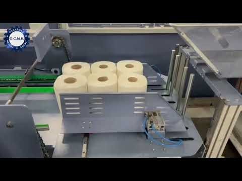 Elevator System Grouped Paper Towel & Napkin Shrink Wrapping Machine