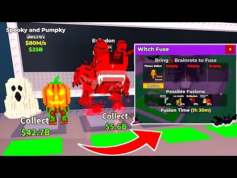 How To Get EVILEDON And SPOOKY And PUMPKY In Steal A Brainrot
