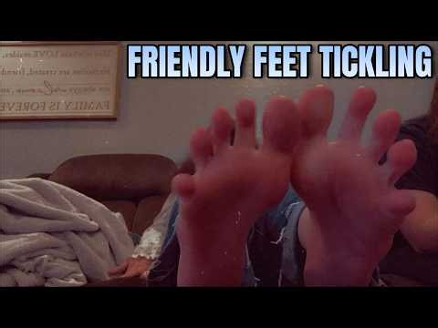 My Bestie Gets Her Feet TICKLED By Her BF! (Relaxing ASMR)