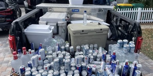 “Sidewalk pour-out party”: Okaloosa deputies bust underage “spring break stash”