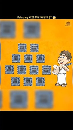 Why does February have only 28 days? | #facts #shorts #history