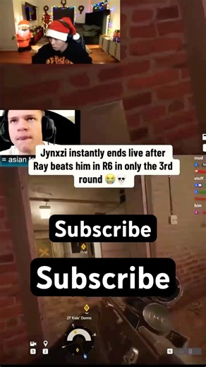 Jynxzi instantly ends live after ray beat him in R6 in the 3rd round