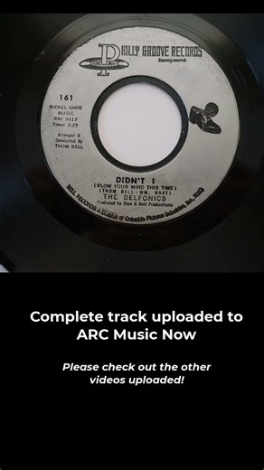 Song of the Day: The Delfonics--DIDN'T I (Blow Your Mind This Time) 1969
