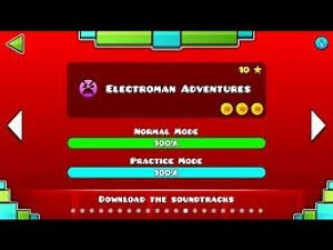 Εlectroman Andventures (Geometry Dash) Level 13 (All COINS)!!!