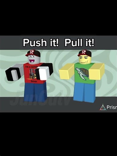 Push it! Pull it! #aimation #roblox