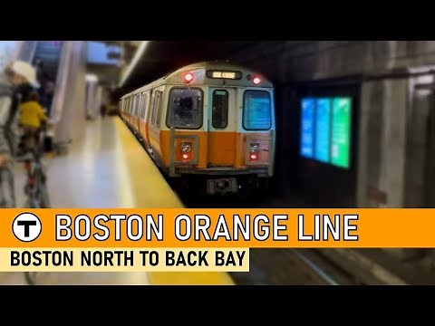 The MBTA Orange Line in Boston