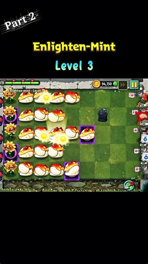 Toadstool vs Zombies-Level 3-Part 2/Pvz 2#pvz2