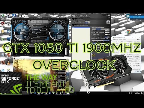 Overclocking A GTX 1050 Ti To 1911Mhz Boost