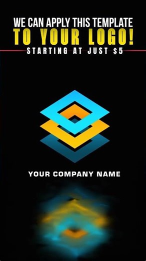 ✨Glitch Logo Reveal – Modern Digital Distortion Intro Animation "E571" #glitchlogo #techintro