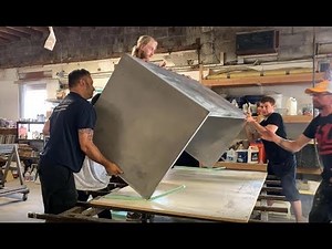 Double Waterfall Table - GFRC - Glass Fiber Reinforced Concrete