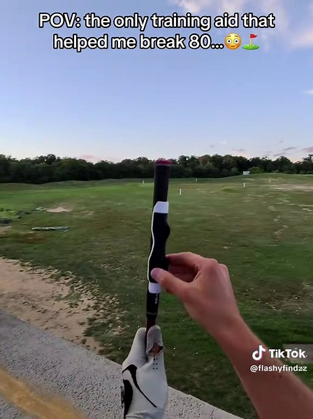 Grip trainer that helped break 80 in golf