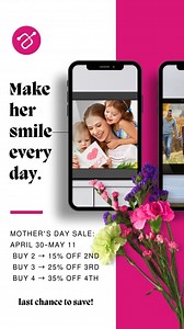 Still time to save on the perfect Mother's Day gift!💐 Make her smile every day with a digital frame full of memories. 📅 April 30 through May 11: • Buy 2 → 15% off • Buy 3 → 25% off • Buy 4 → 35% off 📦 Free U.S. shipping on $50 Shop now and give the gift that keeps her close!💗 Order now so it arrives in time! | Aluratek