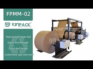 How does a Kraft paper folding machine work?